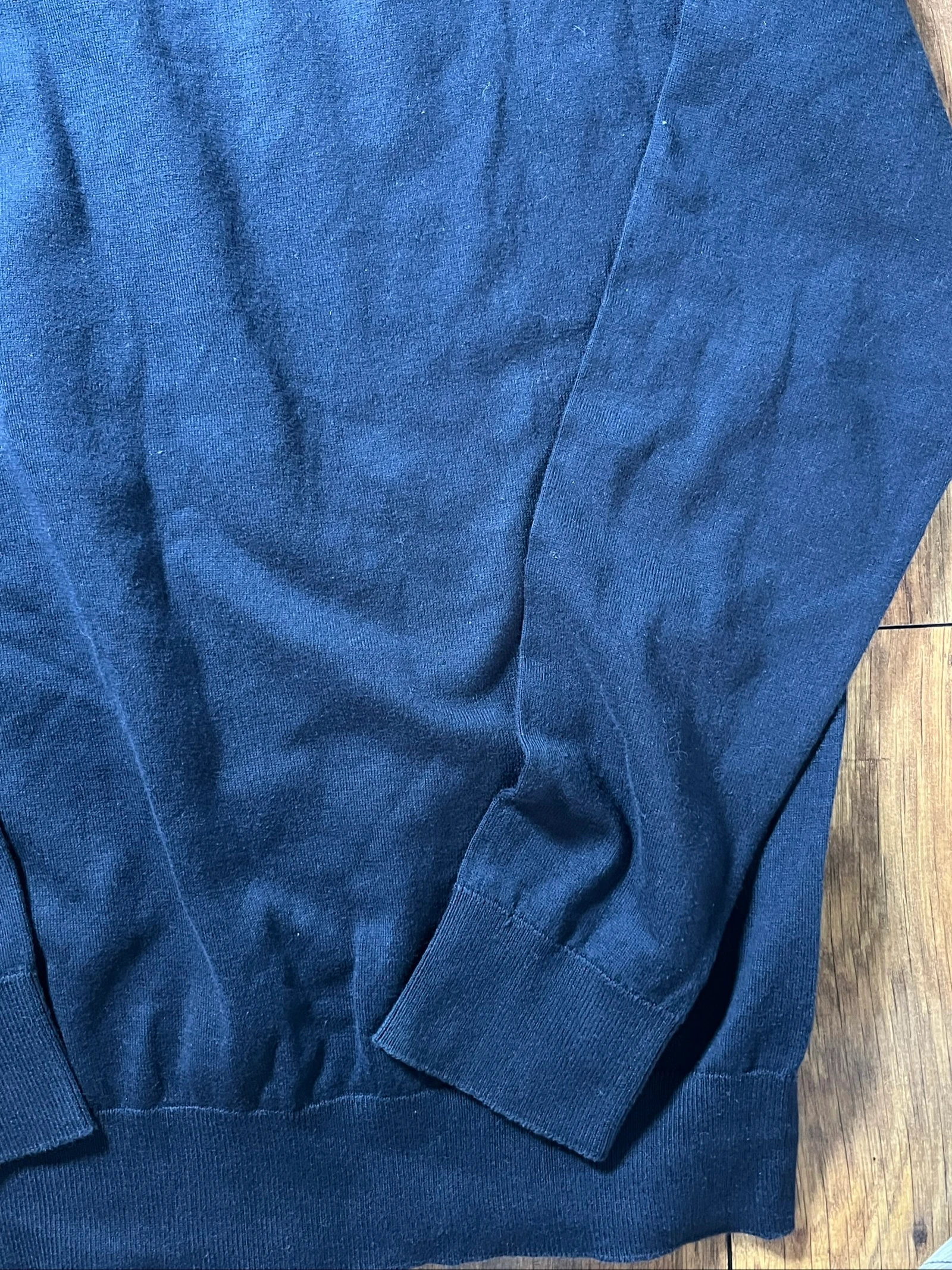 Fine Knit Roll-Up Collar Regular Fit Sweater - Jules - Size M - Very Good Condition – photo 13